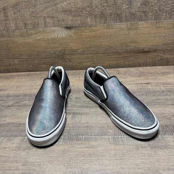 Vans Prism Classic Metallic Suede Slip On Sneakers Women's Size 10.5 - Picture 6 of 7